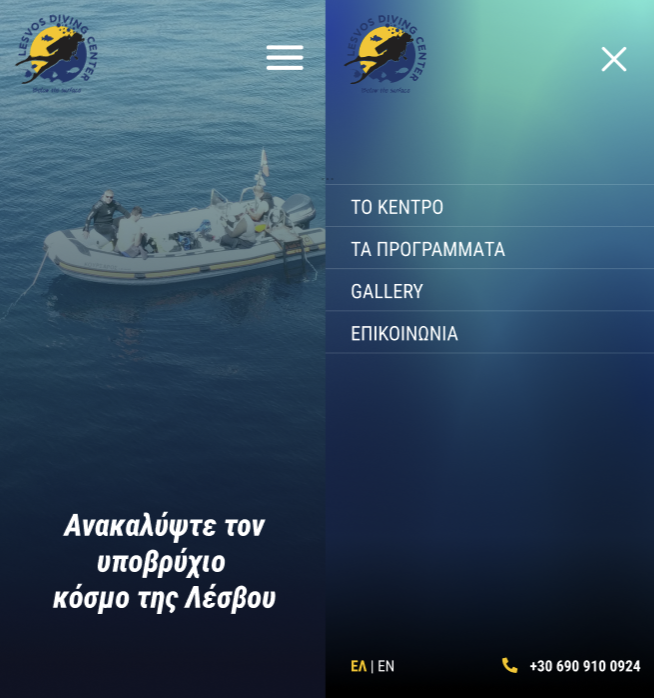 Lesvos Diving Center mobile